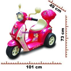 Elektro Kinder ROLLER scooter Motorrad Auto / Elektroauto Kinderauto Kinderroller 77P - 