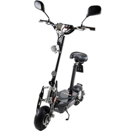 MACH1® Elektro E-Scooter mit EU Strassenzulassung 20Km/h Mofa Modell-2 EEC 36V/500W (Es besteht keine Helmpflicht für diesen Scooter) (1x 36V-14Ah Original Akkus) -
